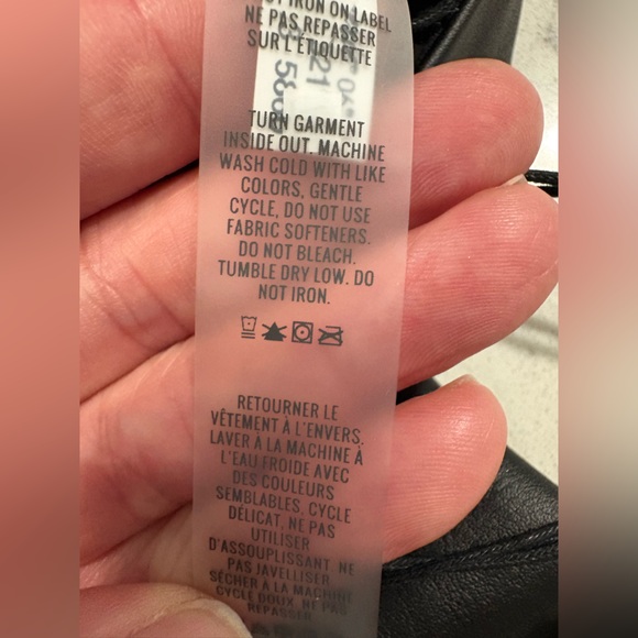 Offline By Aerie Real Luxe Faux Leather Leggings Size Small NWT - Picture 5 of 9